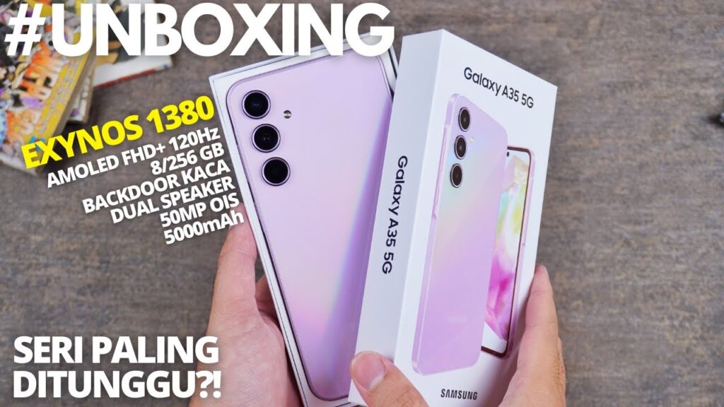 AKHIRNYA DATANG JUGA!⚡ UNBOXING Samsung Galaxy A35 5G Indonesia, Seri Paling WORTH IT?