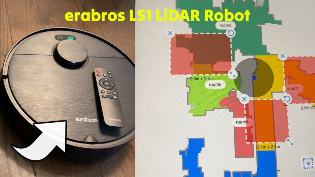 erabros LS1 Robot Review: Cheap LiDAR Alexa Robotic Vacuum & Mop 💛 Gadgetify