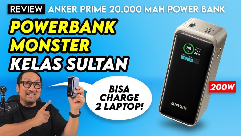POWER BANK MONSTER KELAS SULTAN: Review ANKER PRIME 20.000 mAh 200W