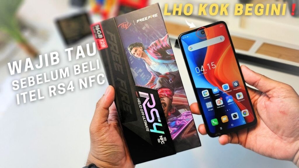 TERNYATA BEGINI ITEL RS4 NFC VERSI RETAIL MODE KALO DI UNBOXING