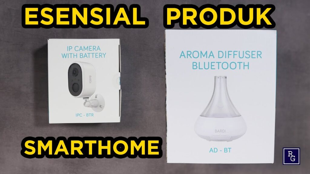 Unboxing dan Review ​⁠@BardiSmartHome Aroma Diffuser Bluetooth dan IP Camera WIth Battery - Worth?